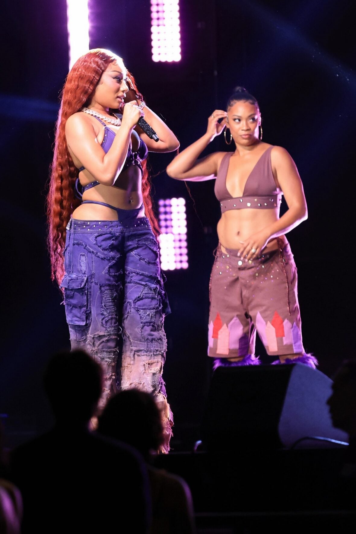 Megan thee Stallion films a concert scene for the "Baywatch" reboot