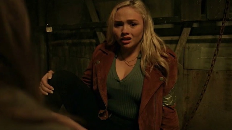 Danielle Sullivan looking scared