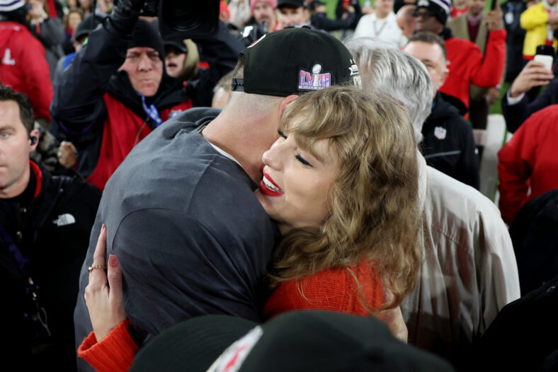 Travis Kelce and Taylor Swift stock image for story about wedding NDAs