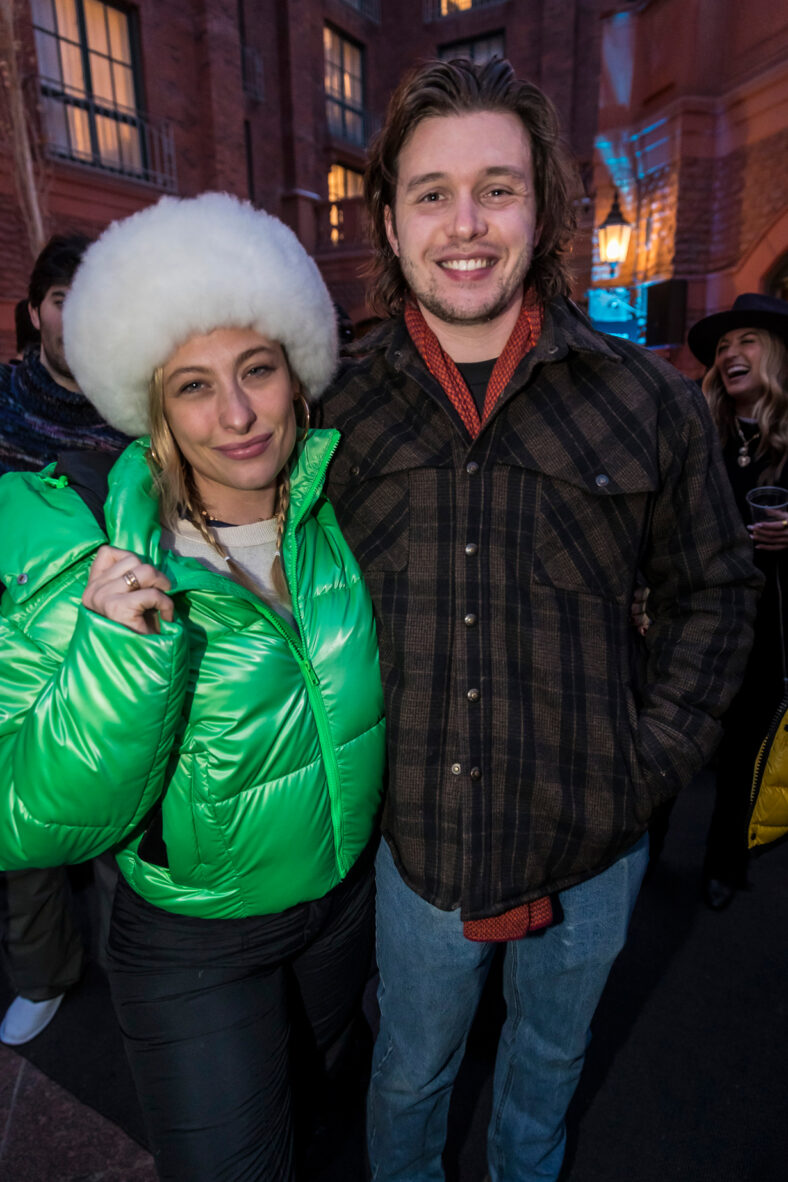 Nick Robinson with girlfriend Samantha Urbani at a film festival