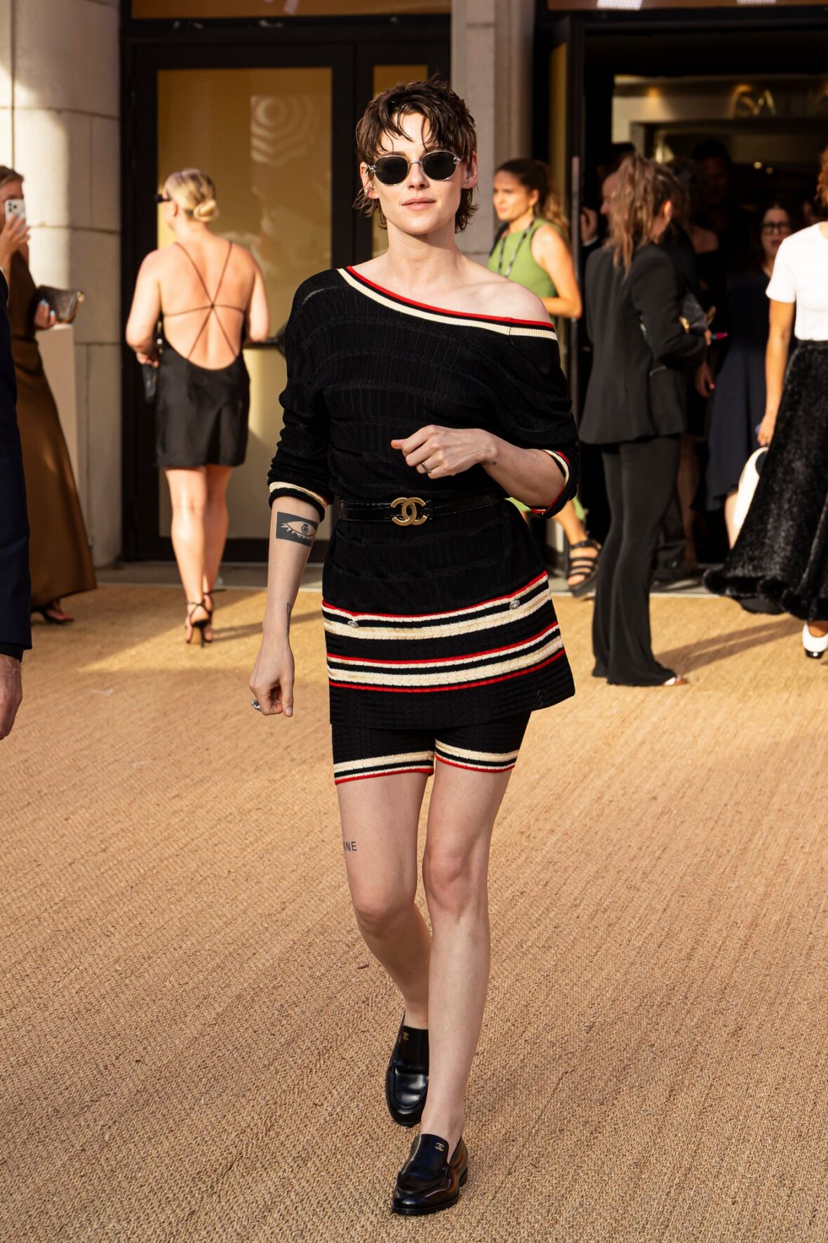 Kristen Stewart is seen leaving the Opening Ceremony during Day One Of the 4th