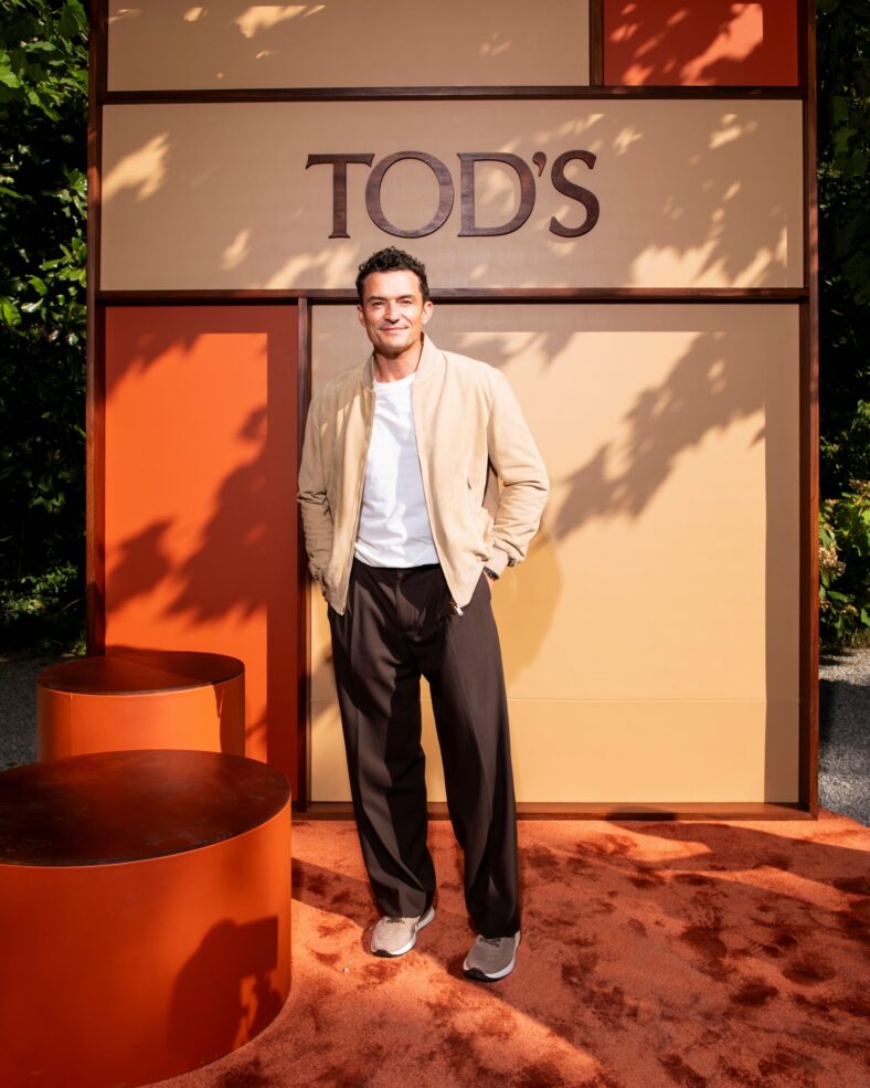 Orlando Bloom attends Tod's fashion show in Milan