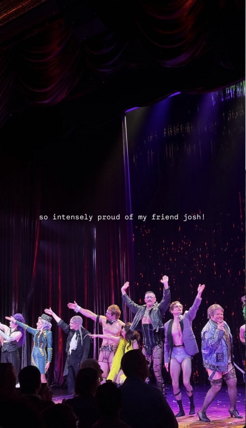 Rachel Zegler shares photo of Rocky Horror Show cast during Broadway bow