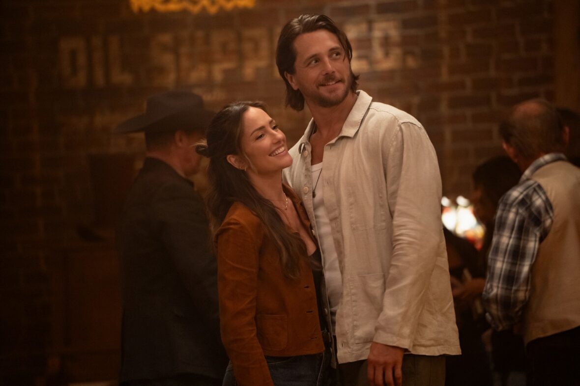 Minka Kelly and Ben Robson in Ransom Canyon season two still