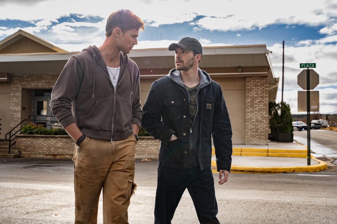 Garrett Wareing and Casey W Johnson in Ransom Canyon season two still