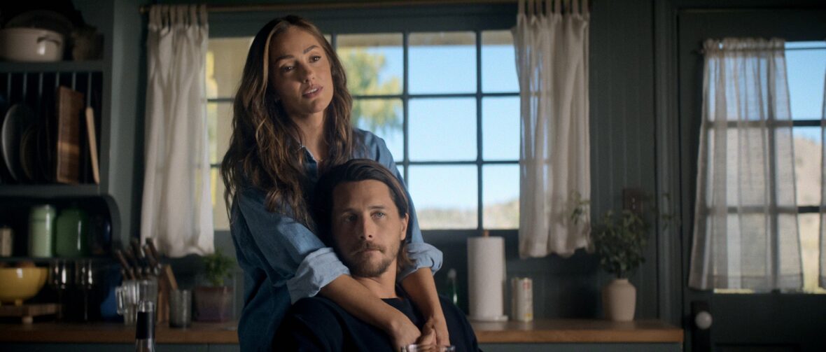 Minka Kelly and Ben Robson in Ransom Canyon season two still