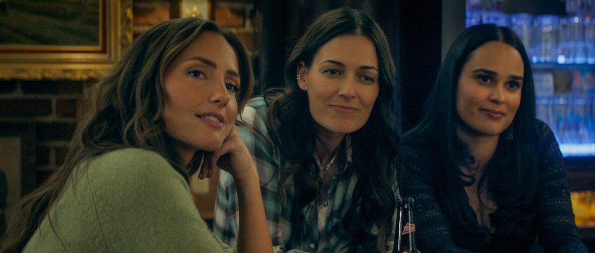 Minka Kelly, Lauren Glazier, and  Marianly Tejada in Ransom Canyon season two still
