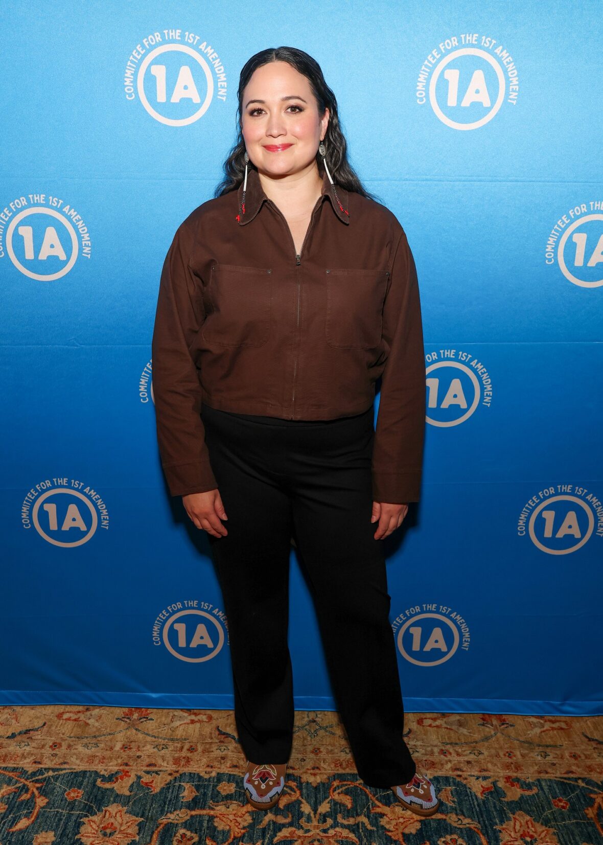 Lily Gladstone attends the Rise Up, Sing Out: A Concert for the First Amendment