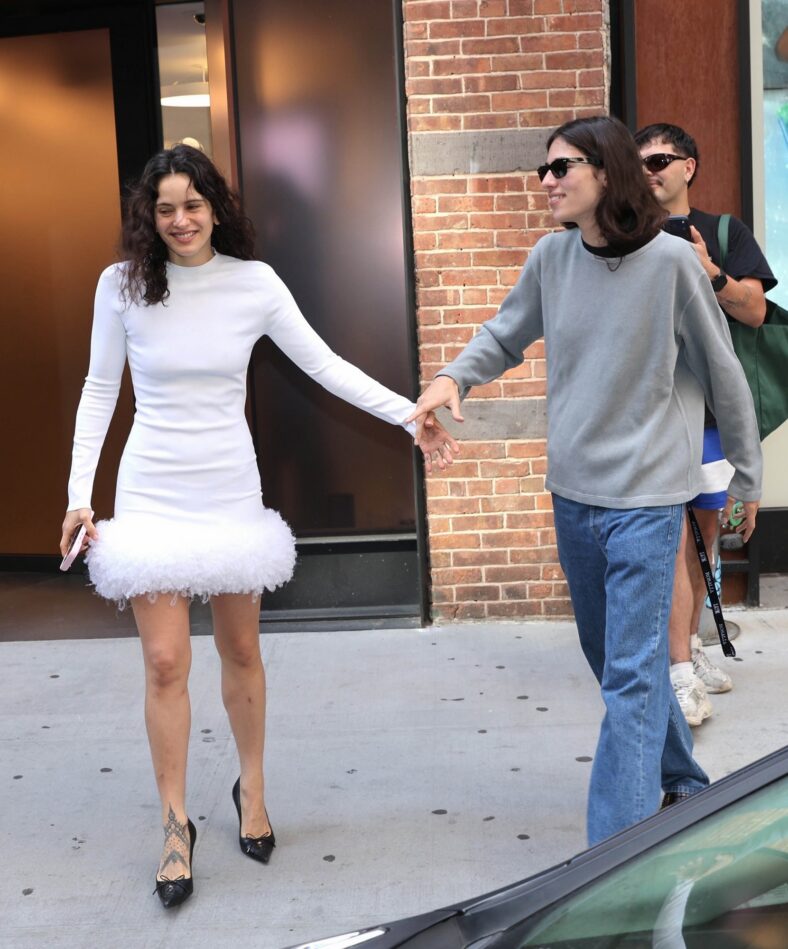 Rosalia steps out in NYC with girlfriend Loli Bahia