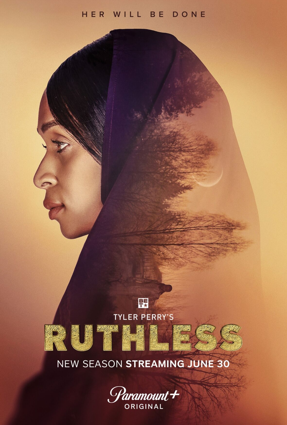 Melissa L Williams on the Tyler Perry's Ruthless season six poster