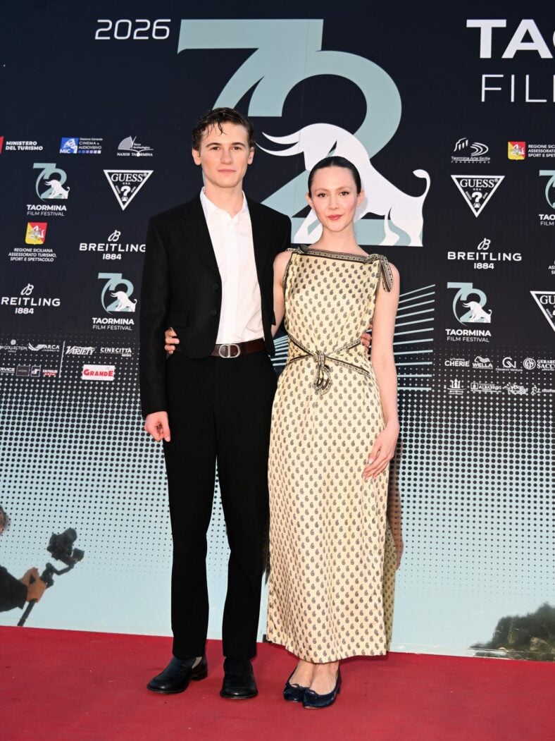 Sam Nivola and Iris Apatow at Toarmina Film Festival
