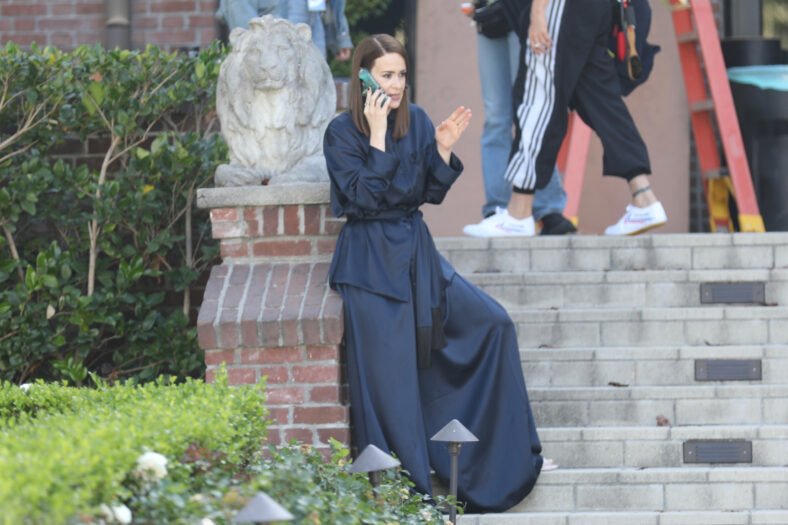 Sarah Paulson filming "All's Fair" season 2