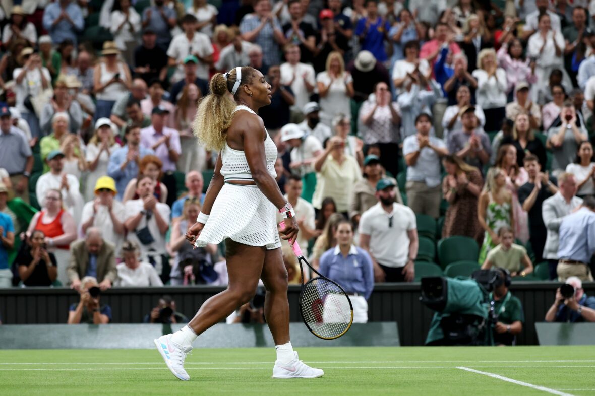 Serena Williams and Maya Joint match at Wimbledon