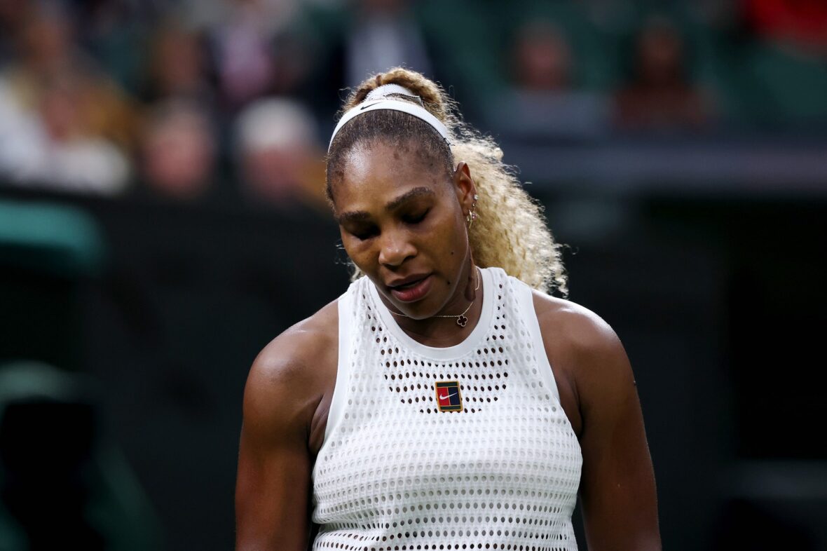 Serena Williams and Maya Joint match at Wimbledon