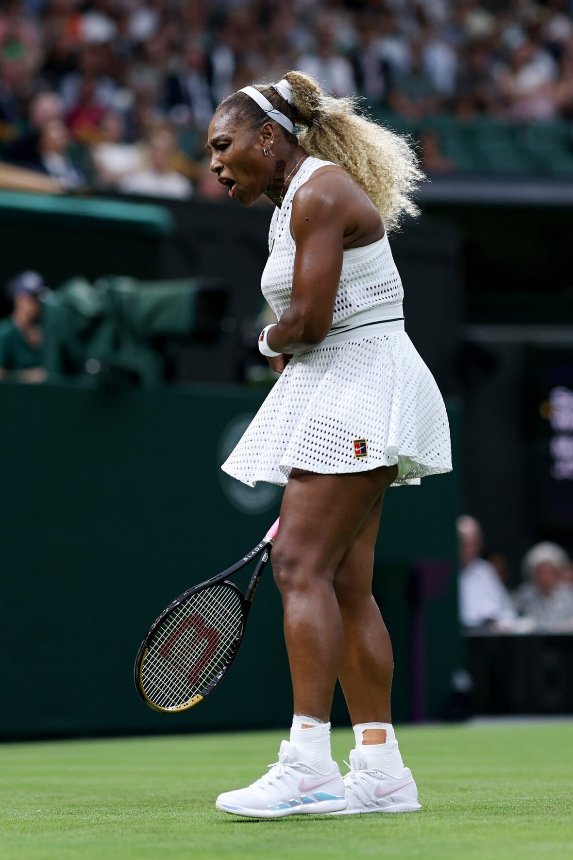 Serena Williams and Maya Joint match at Wimbledon