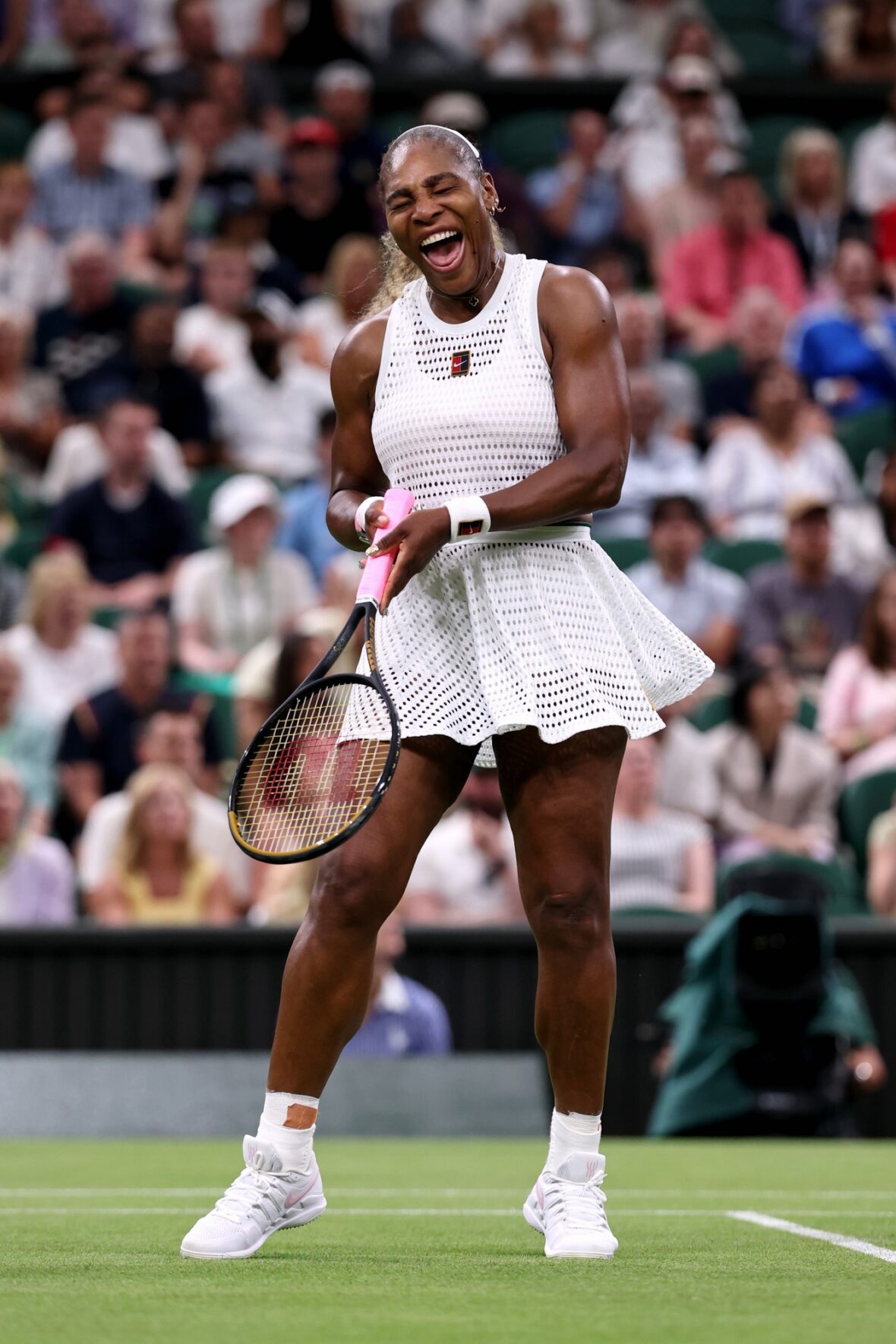 Serena Williams and Maya Joint match at Wimbledon