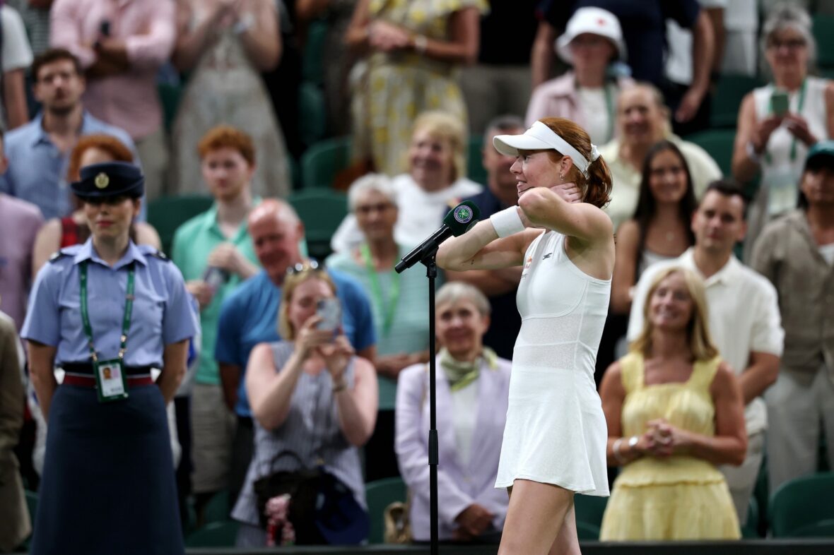 Serena Williams and Maya Joint match at Wimbledon