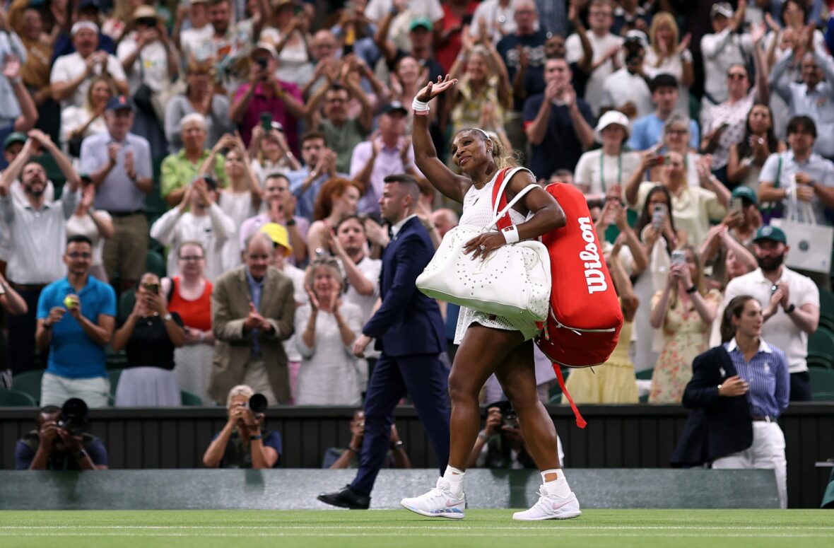 Serena Williams and Maya Joint match at Wimbledon