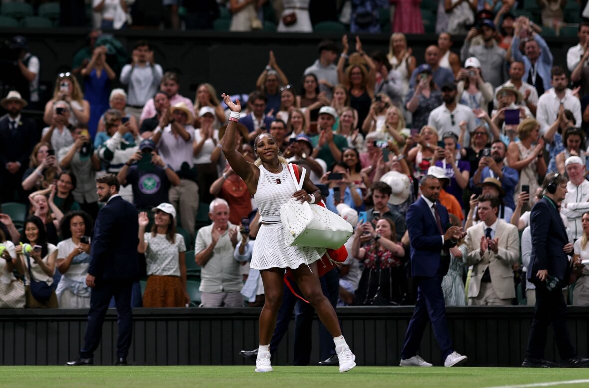 Serena Williams and Maya Joint match at Wimbledon
