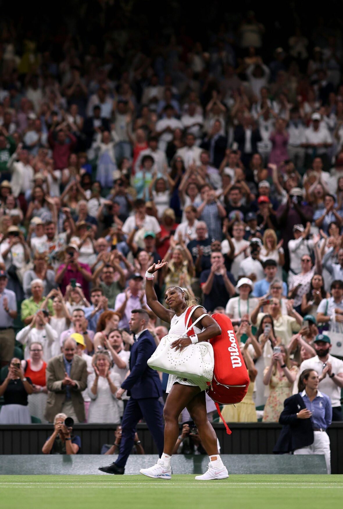Serena Williams and Maya Joint match at Wimbledon