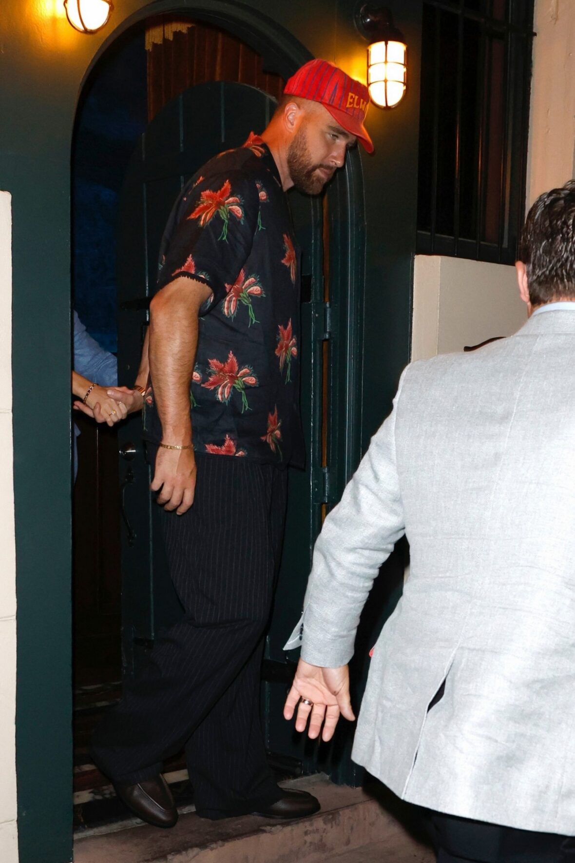 Travis Kelce leaves dinner in NYC