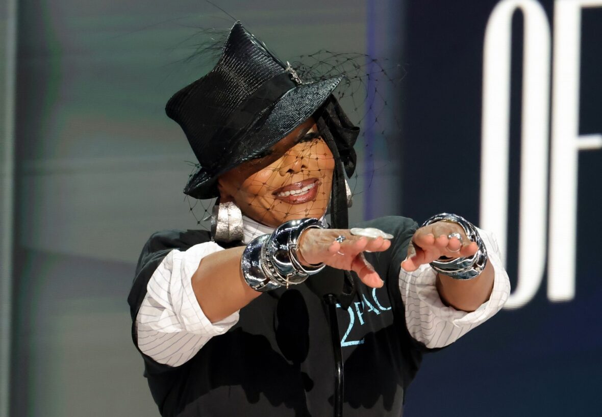 Janet Jackson on stage at the BET Awards 2026