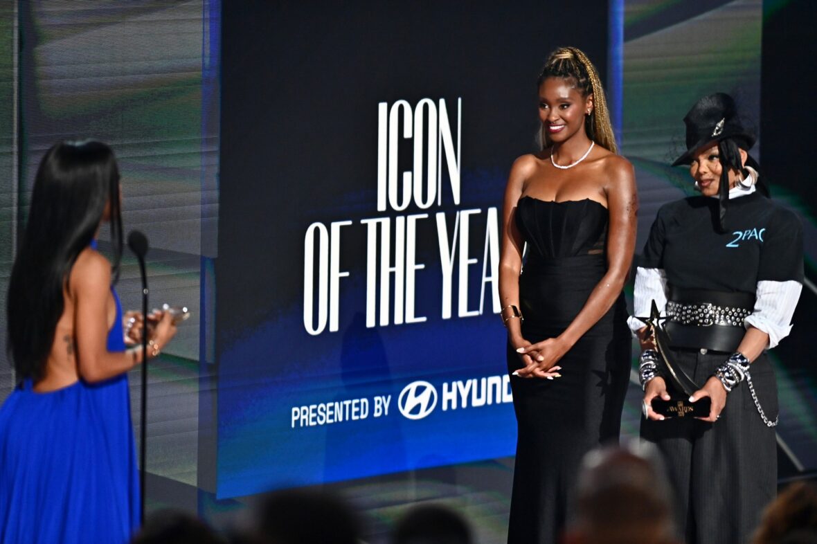 Janet Jackson on stage at the BET Awards 2026