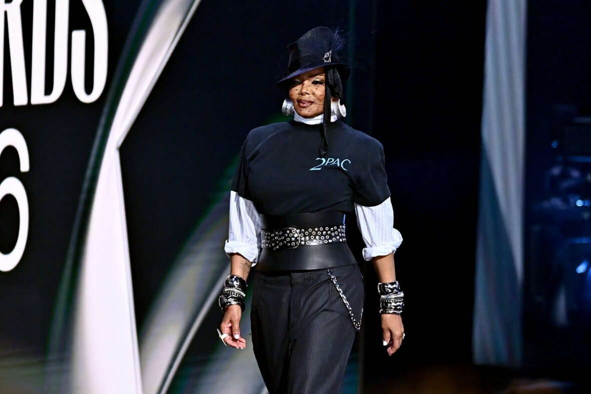 Janet Jackson on stage at the BET Awards 2026