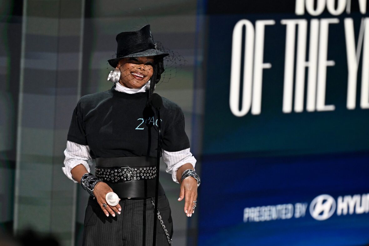 Janet Jackson on stage at the BET Awards 2026