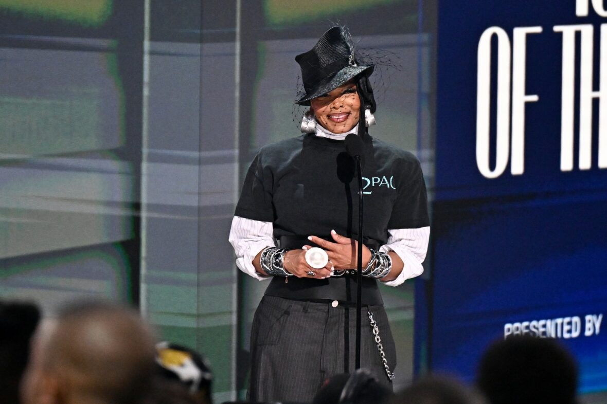 Janet Jackson on stage at the BET Awards 2026