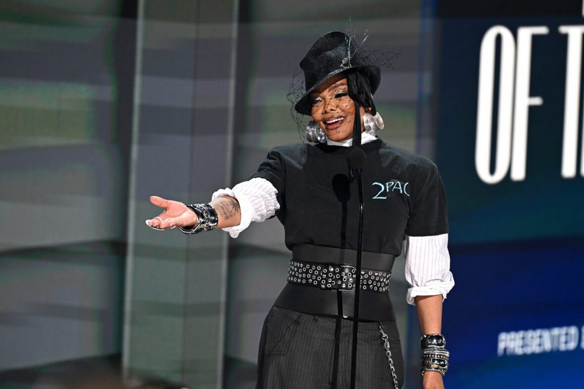 Janet Jackson on stage at the BET Awards 2026
