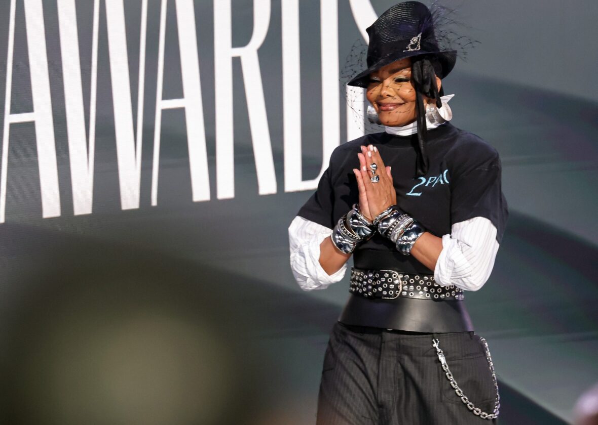 Janet Jackson on stage at the BET Awards 2026