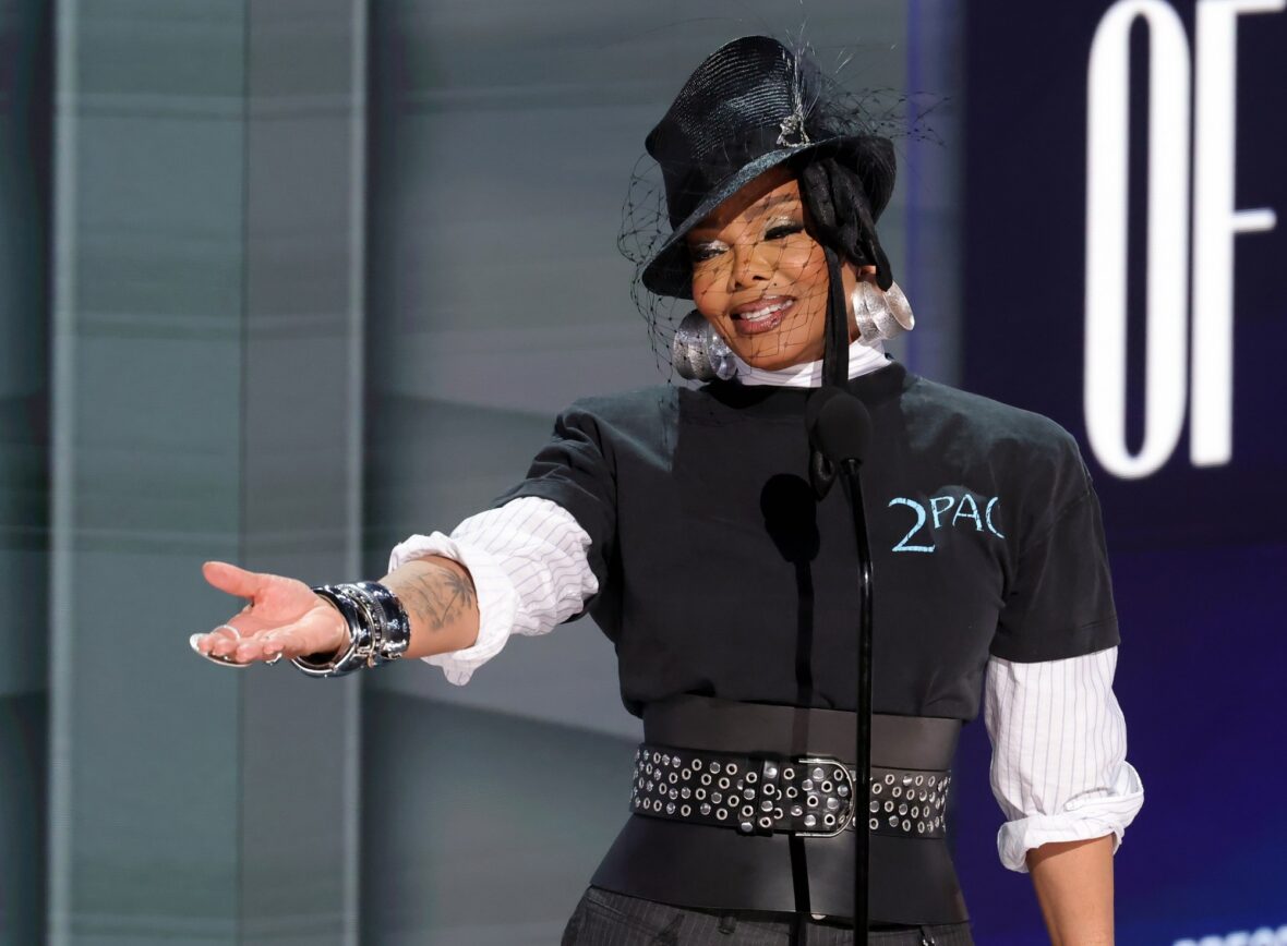 Janet Jackson on stage at the BET Awards 2026