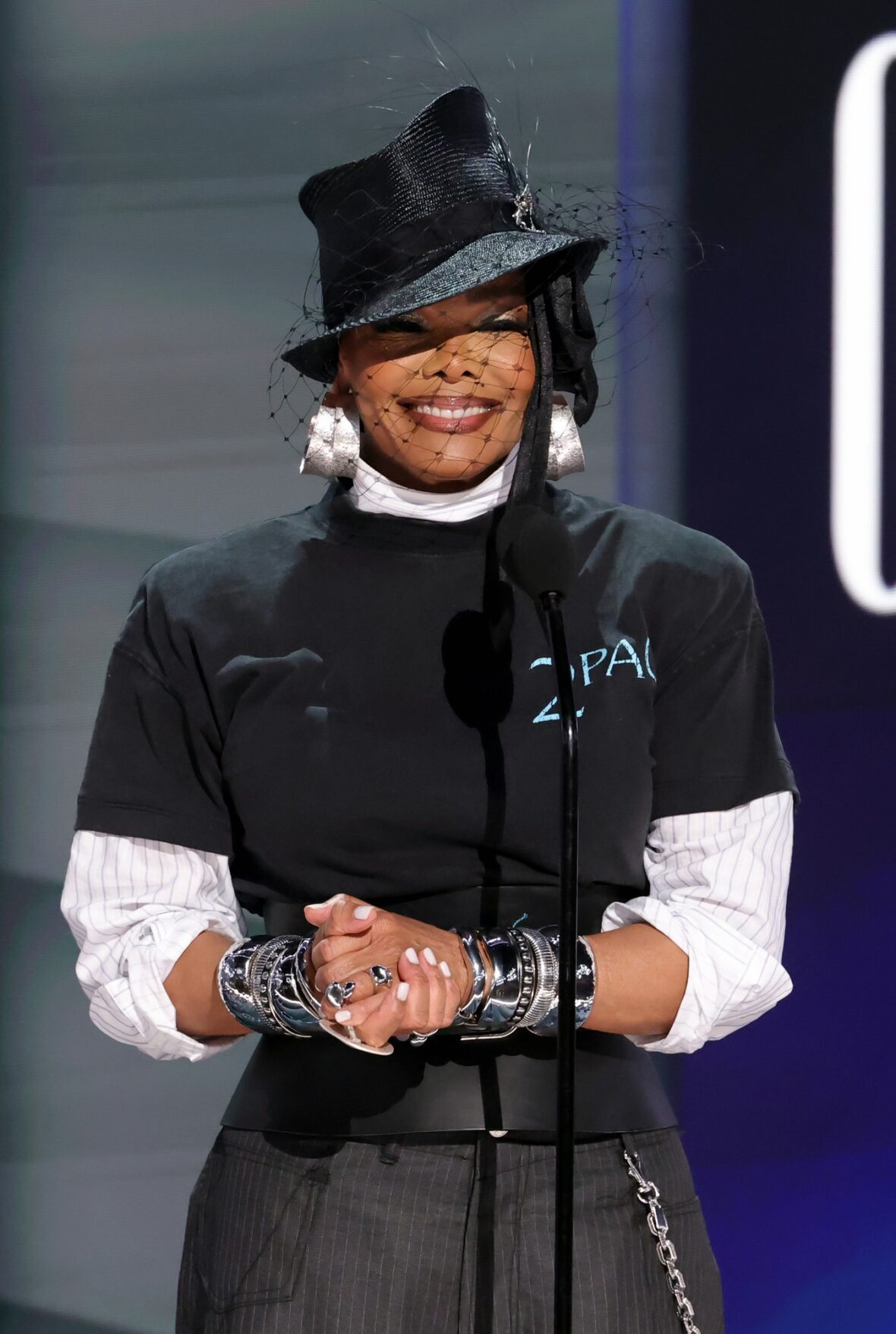 Janet Jackson on stage at the BET Awards 2026