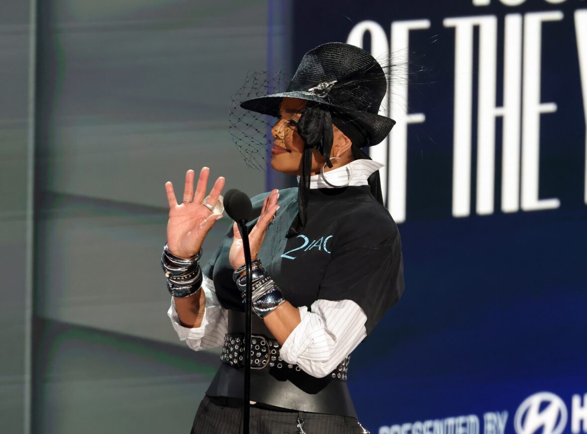Janet Jackson on stage at the BET Awards 2026