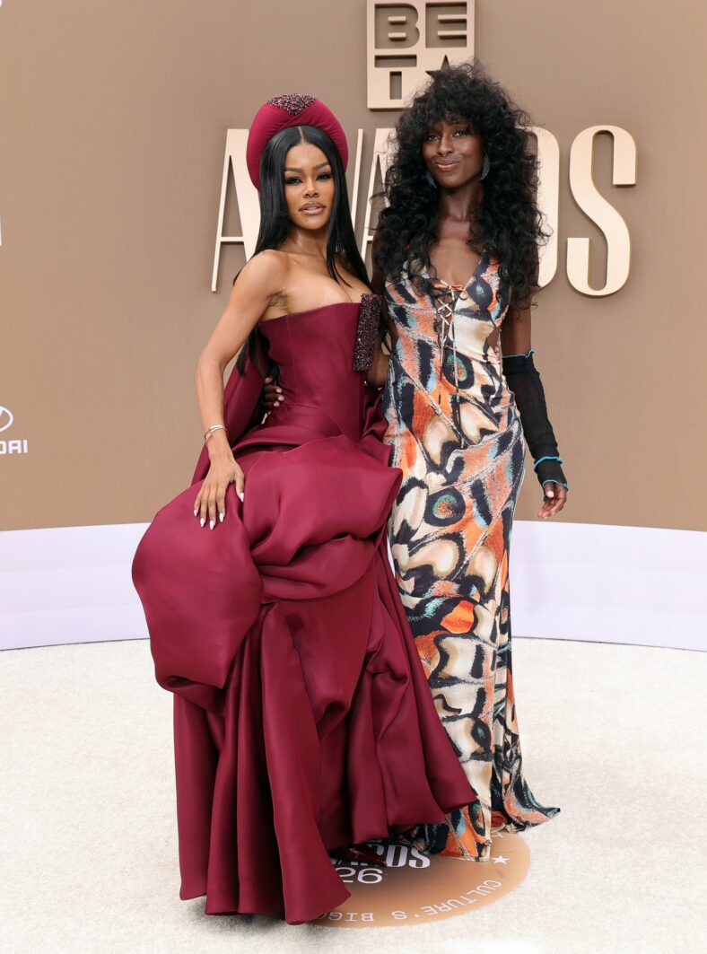 Teyana Taylor and Jodie Turner-Smith arrive at the BET Awards 2026