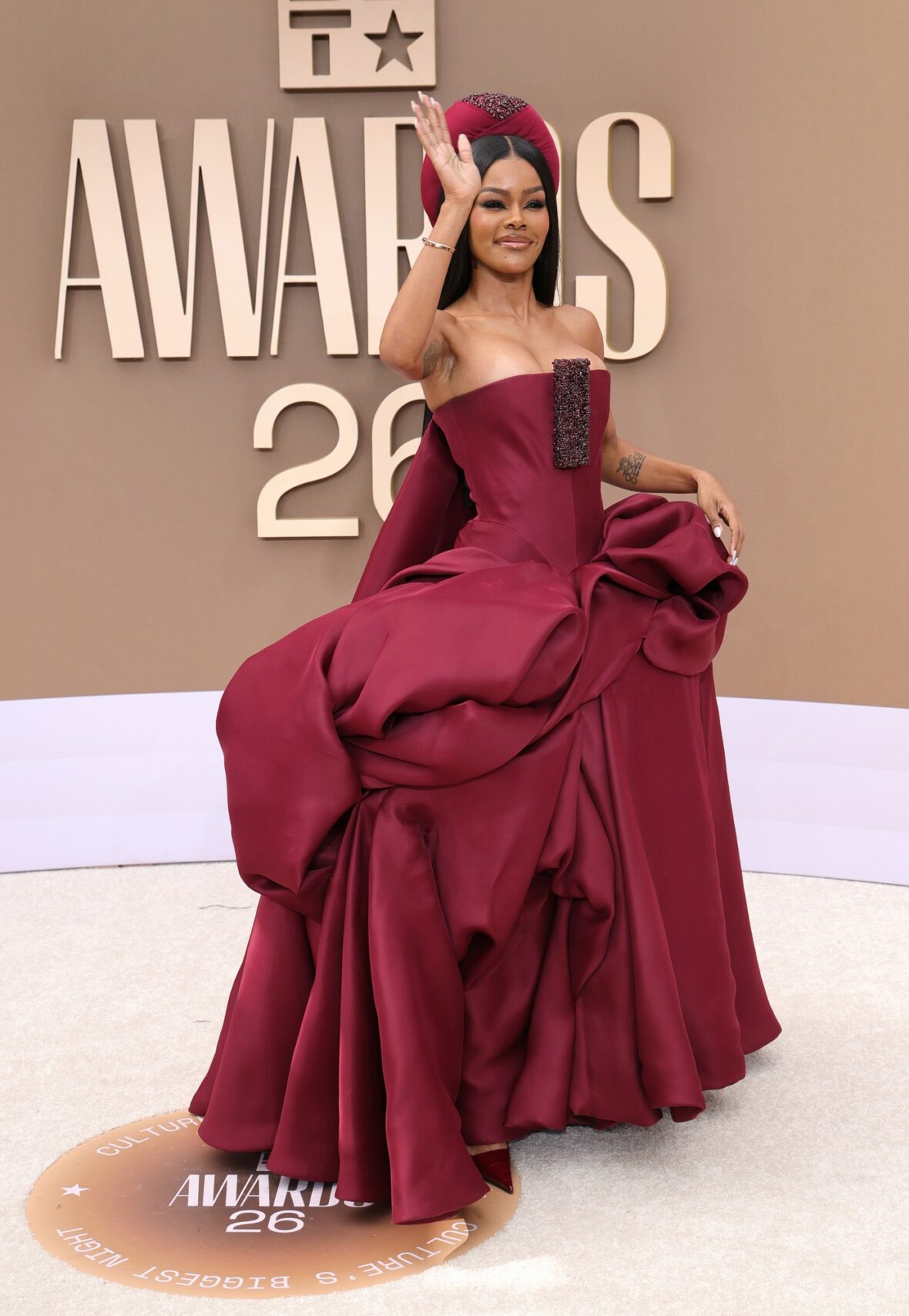 Teyana Taylor arrives at the BET Awards 2026