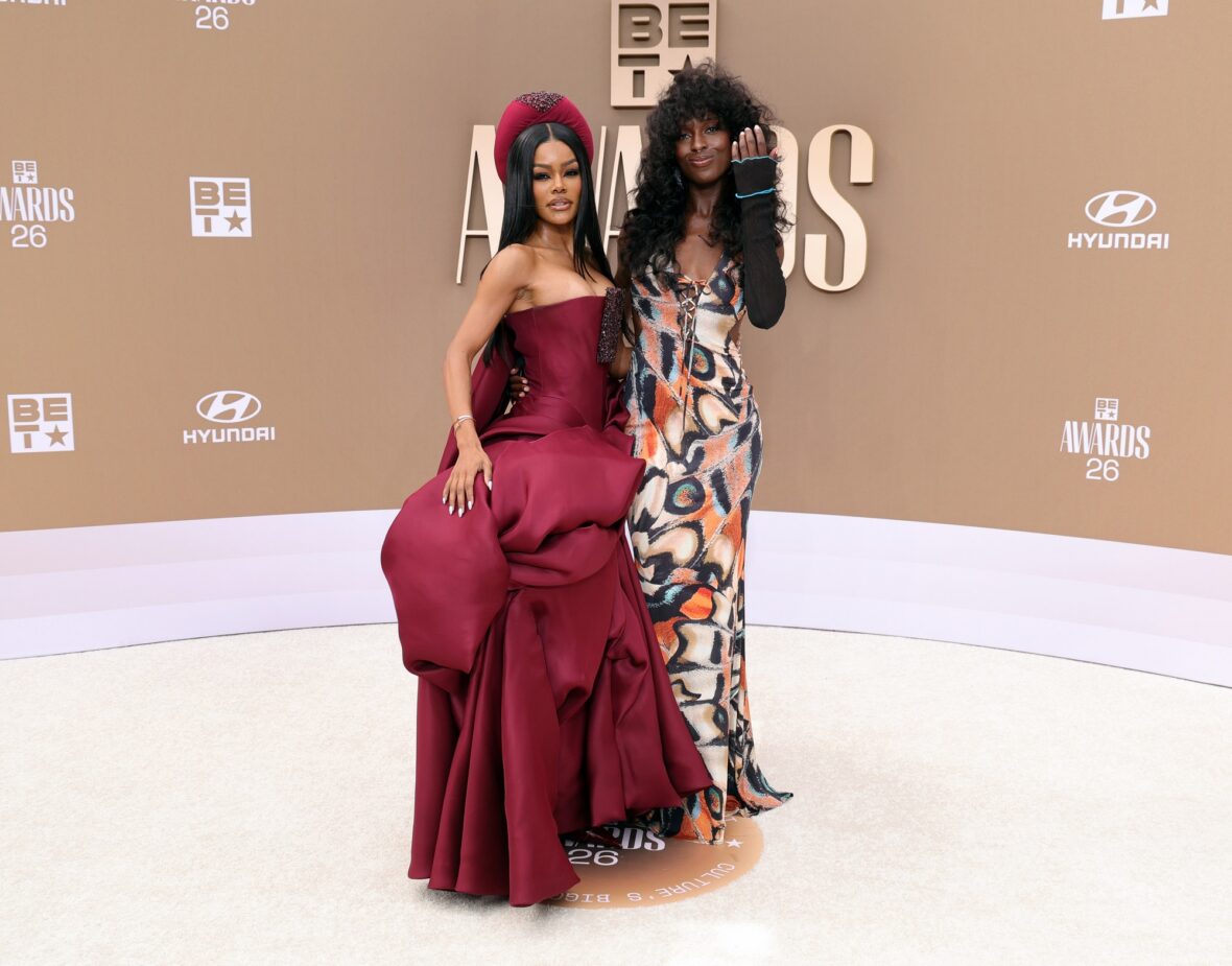Teyana Taylor and Jodie Turner-Smith arrive at the BET Awards 2026