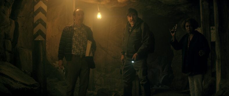 Still from "The Boroughs" on Netflix