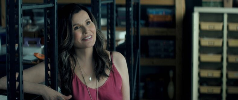 Geena Davis in a still from "The Boroughs" on Netflix