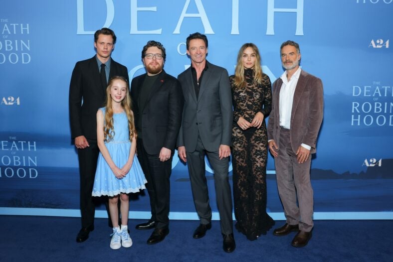 Hugh Jackman at The Death of Robin Hood premiere