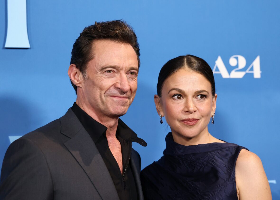 Hugh Jackman at The Death of Robin Hood premiere