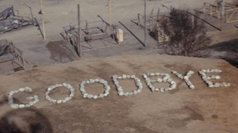 A final message from the M*A*S*H finale spelling out 