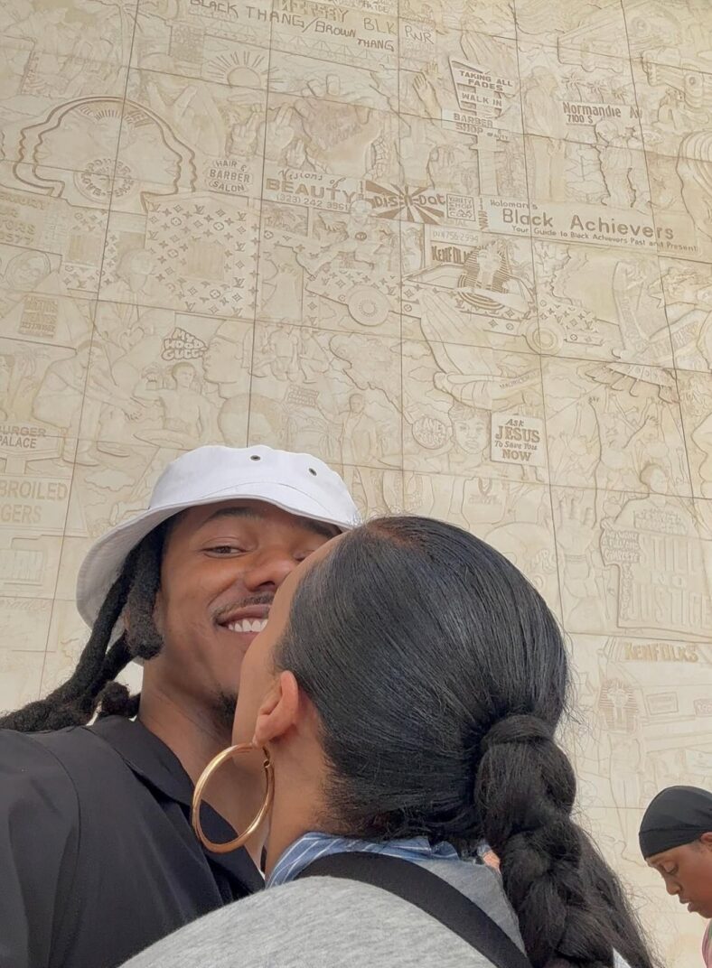 Tia Mowry and Javone Williams in Instagram selfie