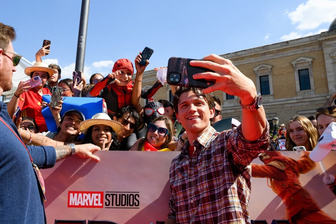 Tom Holland at the Spanish National Football Team's World Cup Kick-off Celebration