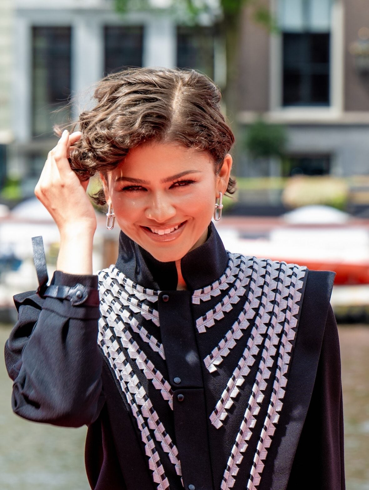 Zendaya and Tom Holland promote the new "Spider-Man" movie in Amsterdam