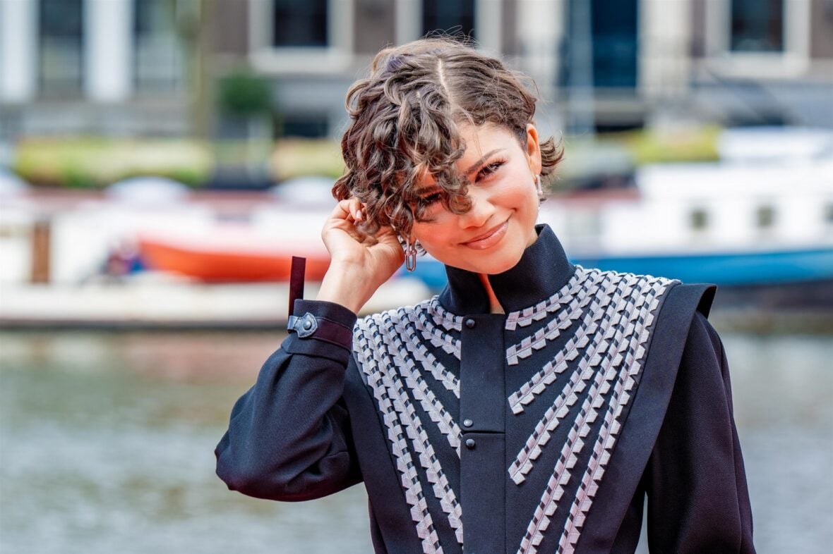 Zendaya and Tom Holland promote the new "Spider-Man" movie in Amsterdam
