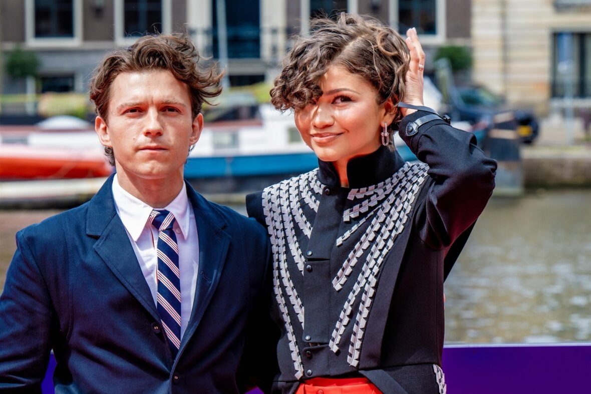 Zendaya and Tom Holland promote the new "Spider-Man" movie in Amsterdam
