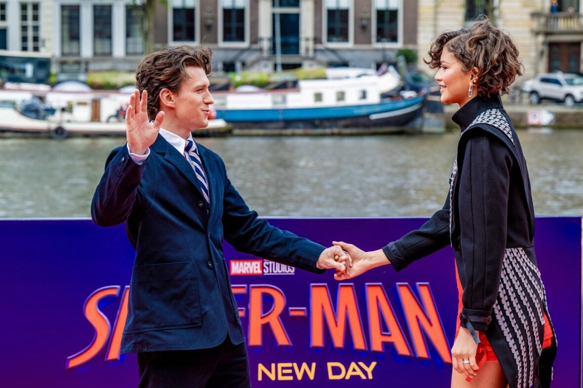 Zendaya and Tom Holland promote the new "Spider-Man" movie in Amsterdam