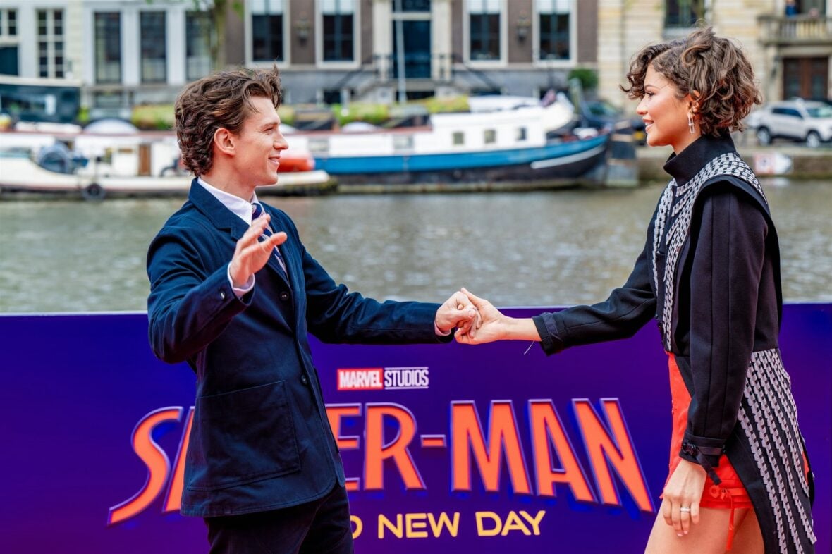 Zendaya and Tom Holland promote the new "Spider-Man" movie in Amsterdam